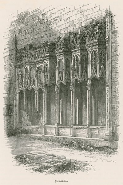 Furness apátság, Sedilia alkotó: Alexander Francis Lydon