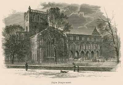 Jedburgh Abbey, északkeletről alkotó: Alexander Francis Lydon