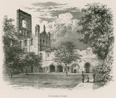 Kirkstall Abbey, Cloister Court alkotó: Alexander Francis Lydon