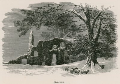 Kirkstall Abbey, konyha alkotó: Alexander Francis Lydon