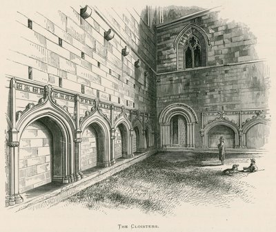 Melrose apátság, The Cloisters alkotó: Alexander Francis Lydon