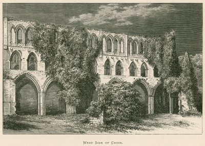 Rievaulx apátság, a kórus nyugati oldala alkotó: Alexander Francis Lydon