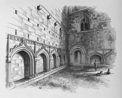 The Cloisters, Melrose Abbey, 1880, 1897 alkotó: Alexander Francis Lydon