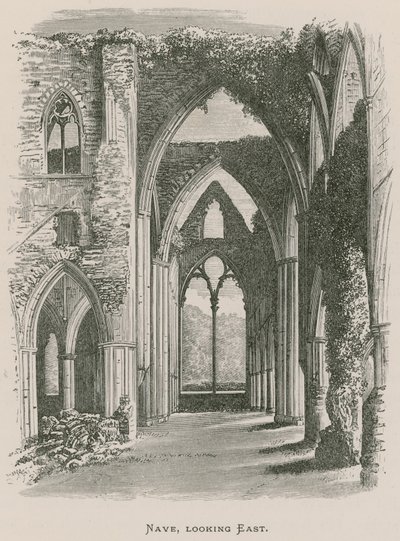 Tintern Abbey, Nave, keletre néz alkotó: Alexander Francis Lydon