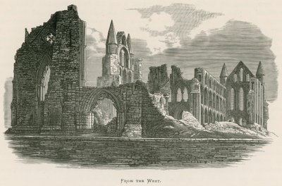 Whitby apátság, nyugatról alkotó: Alexander Francis Lydon