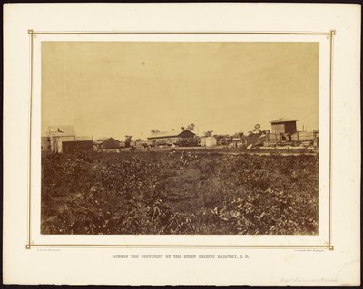 [Depot, Lawrence, Kansas] alkotó: Alexander Gardner