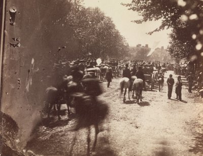 [Grand Army Review, Pennsylvania Avenue, Washington], 1865. május 23. vagy 24. alkotó: Alexander Gardner