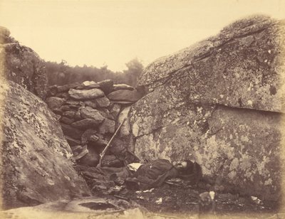 Egy lázadó éleslövész otthona, Gettysburg alkotó: Alexander Gardner
