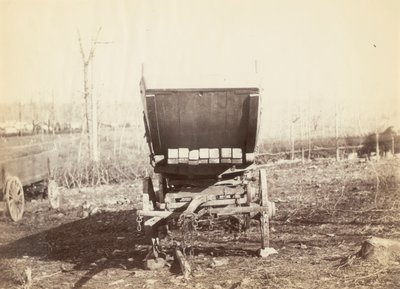 Untitled, [Field Telegraph Battery Wagon] alkotó: Alexander Gardner