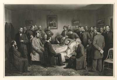 Lincoln a halálos ágyán alkotó: Alexander Hay Ritchie