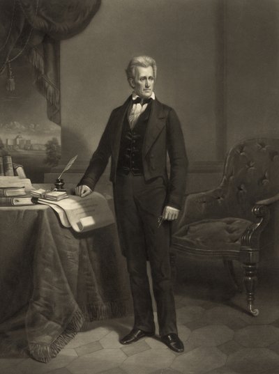 Jackson elnök, 1860 körül alkotó: Alexander Hay Ritchie