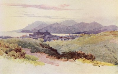 Cannes és az Eszterel-hegység (színes litho) alkotó: Alexander Henry Hallam Murray
