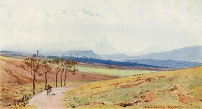 Az Alpok Veronából (színes litó) alkotó: Alexander Henry Hallam Murray