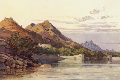 Az Ana Sagar, Ajmere (színes litó) alkotó: Alexander Henry Hallam Murray