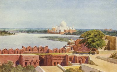 A Taj az erődből, Agra alkotó: Alexander Henry Hallam Murray
