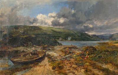 Tengerparti jelenet alkotó: Alexander Jnr. Fraser