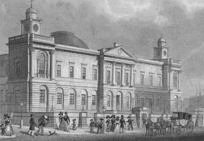 Az anyakönyvi hivatal, Princes Street, 1829 alkotó: Alexander McClatchie