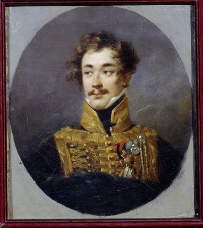 Alekszandr Olszufjev gróf (1790-1853) portréja. (Gróf Alekszandr Olszufjev portréja). Alexander (Alexandre) Molinari (1772-1831) festménye, olaj, vászon alkotó: Alexander Molinari