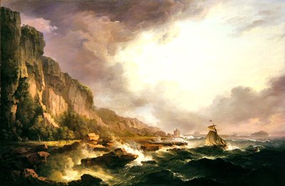 Portencross – A Clyde szájánál (olaj, vászon) alkotó: Alexander Nasmyth