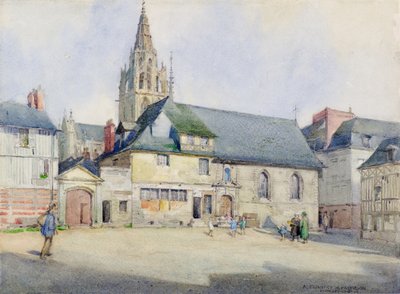 Caudebec-en-Caux (akvarell) alkotó: Alexander Nesbit Paterson