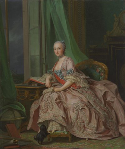 Anasztázia Ivanovna, Hessen-Homburg hercegnője 1700-1755, született Trubetskaya grófnő, 1757 alkotó: Alexander Roslin