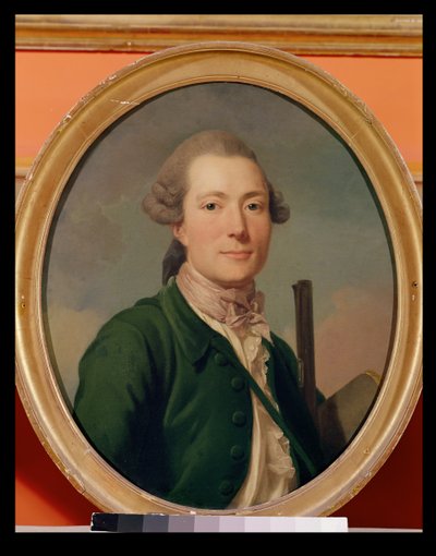 Pierre-Francois de Cluzel gróf (1734-83) vadászruhában alkotó: Alexander Roslin