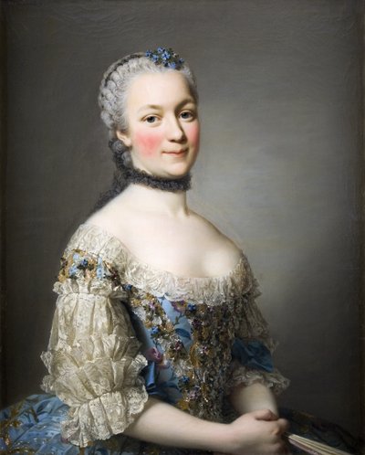 Portré, nő alkotó: Alexander Roslin