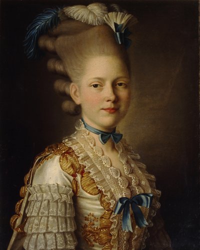 Contesse H. Obolenskaya portréja, CA 1776 alkotó: Alexander Roslin