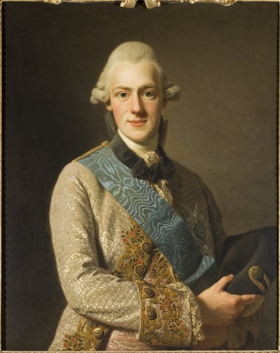 Frederic Adolphe de Suede herceg – Frederick Adolf svéd herceg (1750-1803), Oestergoetland hercegének portréja, készítette Roslin, Alexander (1718-1793). Olajfestmény alkotó: Alexander Roslin