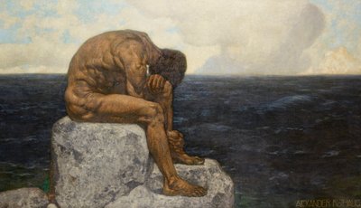 Odüsszeusz Hazavágy, 1924 előtt. alkotó: Alexander Rothaug
