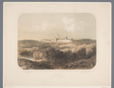 Abdij Rolduc Rolduc, a Limburgi Szeminárium 1. szekciója (cím a tárgyon) Rolduc és környéke (sorozat címe) alkotó: Alexander Schaepkens