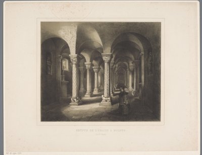 Rolduc apátsági templom kriptája Crypt de l