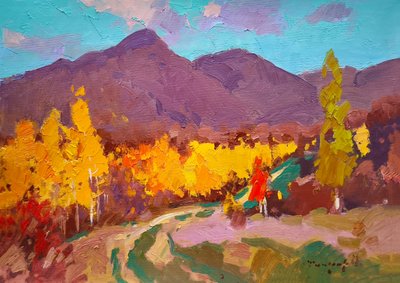 Őszi hegyi ösvény alkotó: Alexander Shandor