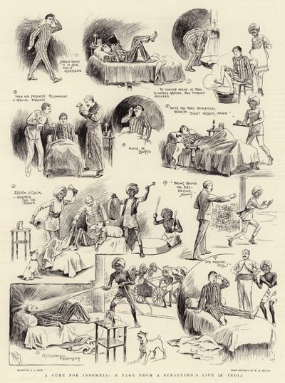 Gyógyír álmatlanságra, oldal egy szubaltern életéből Indiában alkotó: Alexander Stuart Boyd