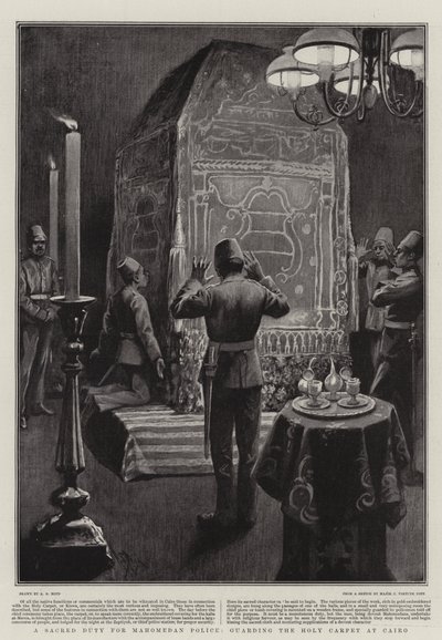 Szent kötelesség a mahomedán rendőrség számára, aki a kairói Szent Szőnyeget őrzi alkotó: Alexander Stuart Boyd
