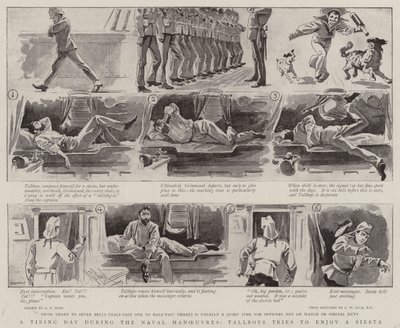 Egy fárasztó nap a haditengerészeti manőverek alatt, a Tallboys megpróbálja élvezni a sziesztát alkotó: Alexander Stuart Boyd