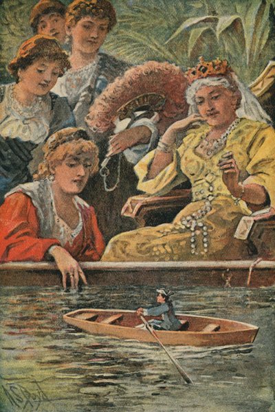 Gulliver az óriások földjén (színes litográfia) alkotó: Alexander Stuart Boyd