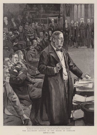 Az egész éjszakás ülés az alsóházban alkotó: Alexander Stuart Boyd