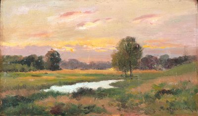 On The Brandywine (olaj, vászon) alkotó: Alexander Theobald van Laer
