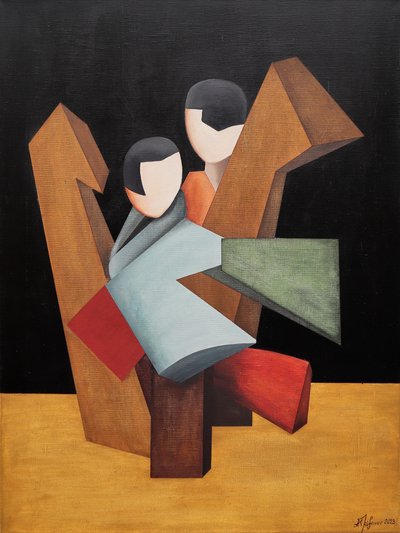 Geometrikus pár ölelkezése alkotó: Alexander Trifonov