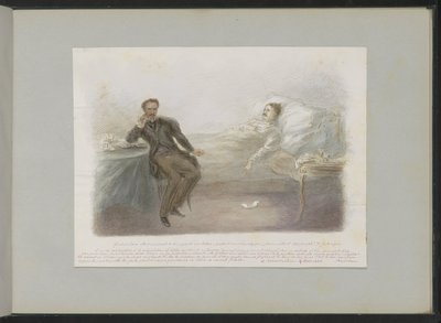 Gustave Doré a halálos ágyán alkotó: Alexander Ver Huell