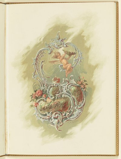 Műsor Marius Petipa és Riccardo Drigo La Perle című balettjéhez, 1896. alkotó: Alexander von Hohen