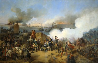 Az orosz csapatok megrohanták a svéd Nöteburg erődöt, 1702. október 11., 1846. alkotó: Alexander von Kotzebue