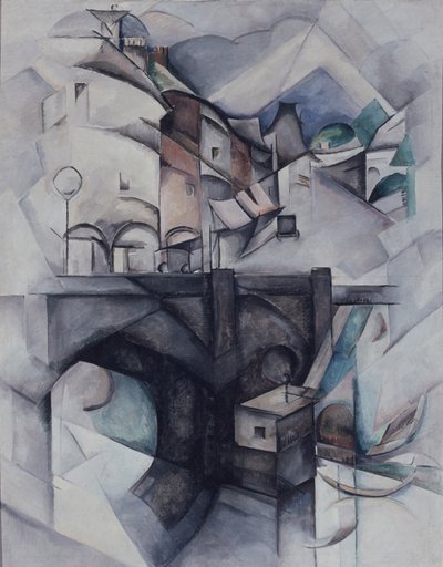 A híd. Sèvres, 1912 alkotó: Alexandra Alexandrowna Exter