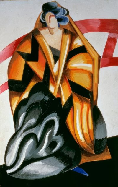 Nővérfigura az előadáshoz, Moszkva, Kamernij Színház, 1921. május 17. alkotó: Alexandra Alexandrowna Exter
