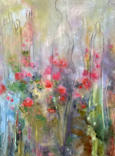 Virágzó virágfigurák alkotó: Alexandra Higgins