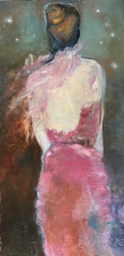 Álomszerű rózsaszín éjszaka alkotó: Alexandra Higgins