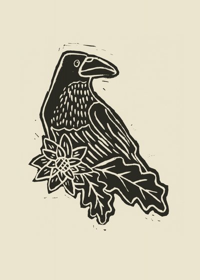 Grafika: Raven Bloom alkotó: Alexandra Weise