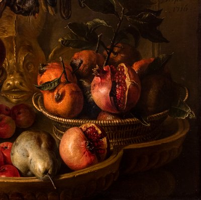 Csendélet vadászati trófeával, részlet alkotó: Alexandre-François Desportes