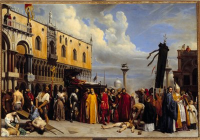 Temetési kitüntetés Tizianusnak (Tiziano Vecellio alkotó: Alexandre Jean Baptiste Hesse